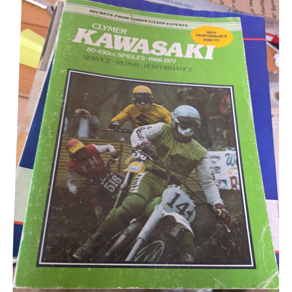 Clymer Kawasaki 80-450cc Singles 1966-1977 Service Repair Performance Manual